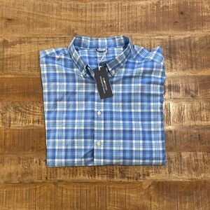 NWT Vineyard Vines OTG On-The-Go Brrrr Performance Button Down Shirt